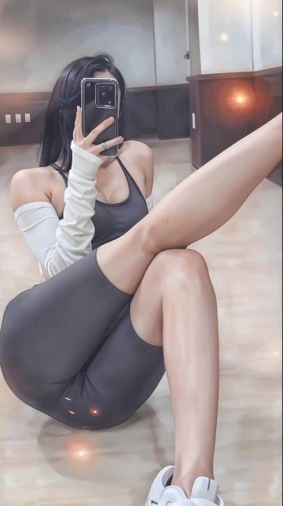 休闲健身运动装流行紧身显身材时尚女生街拍首选搭配(图2)